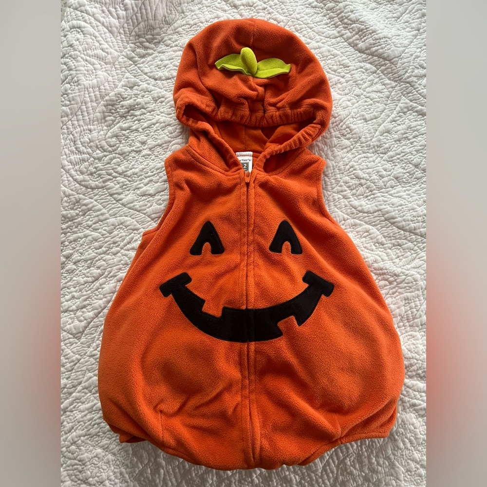 pumpkin toddler costume